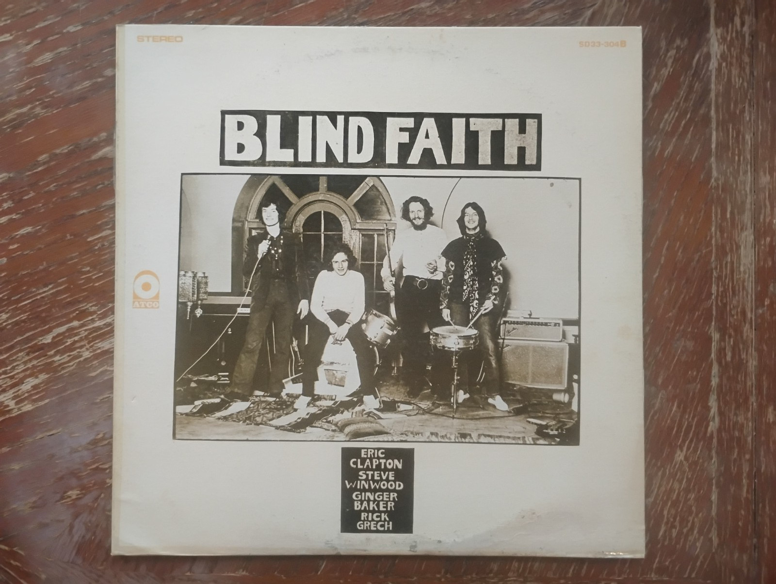 BLIND FAITH VINYL LP 1969. ORIGINAL VINTAGE PLAY TESTED NO SKIPS OLD TAPE REPAIR