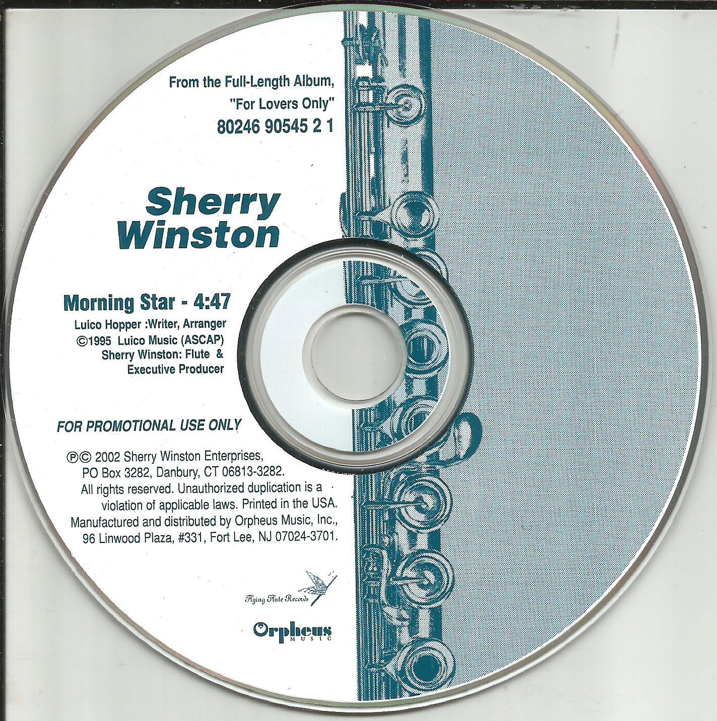 SHERRY WINSTON Morning Star ULTRA RARE PROMO Radio DJ CD single 2002 MINT USA