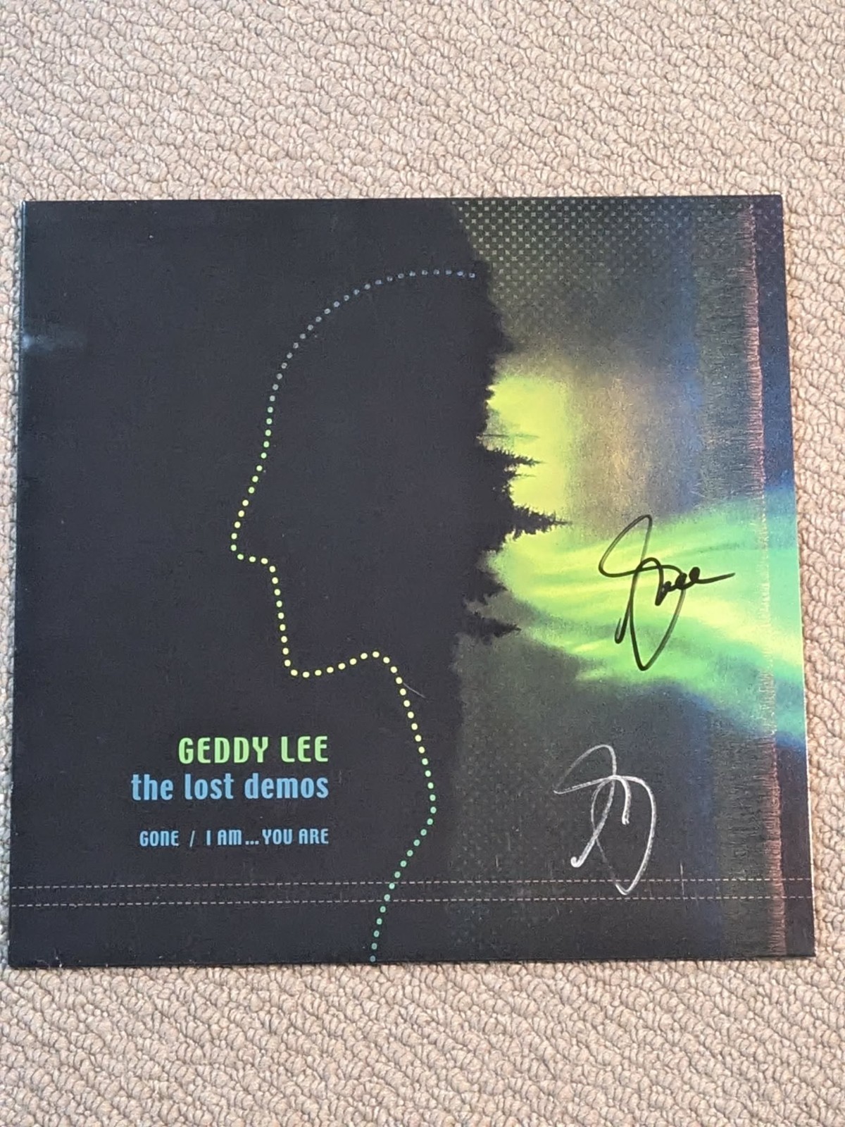 Geddy Lee The Lost Demos Black Vinyl LP DOUBLE Signed Rush Record Store Day