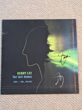 Geddy Lee The Lost Demos Black Vinyl LP DOUBLE Signed Rush Record Store Day picture