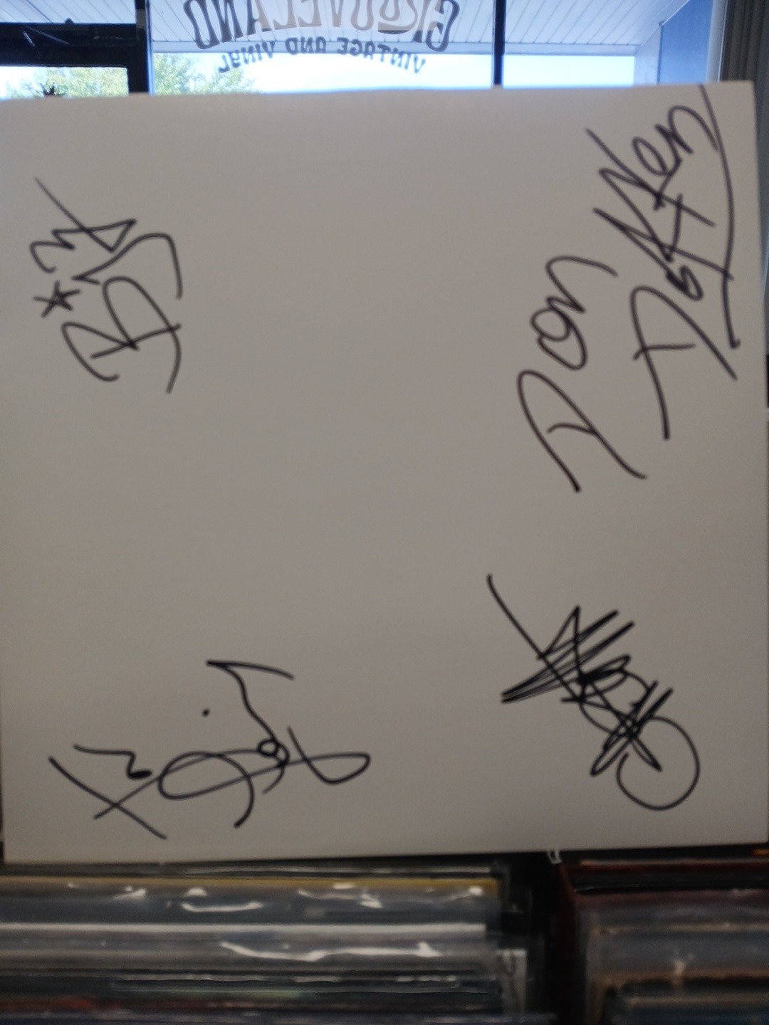 Dokken Autographed Test Pressing Heaven Comes Down Vinyl Record LP RARE Metal 