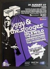 IGGY POP - THE STOOGES LEEDS 2007 ORIGINAL LITHO POSTER picture