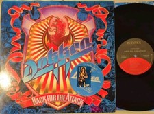 SIGNED Dokken: Back For The Attack VINYL LP Elektra Records 60735-1 SIGNED INNER picture