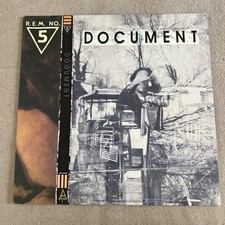 R.E.M. Document 1987 vinyl LP NM End of the World picture
