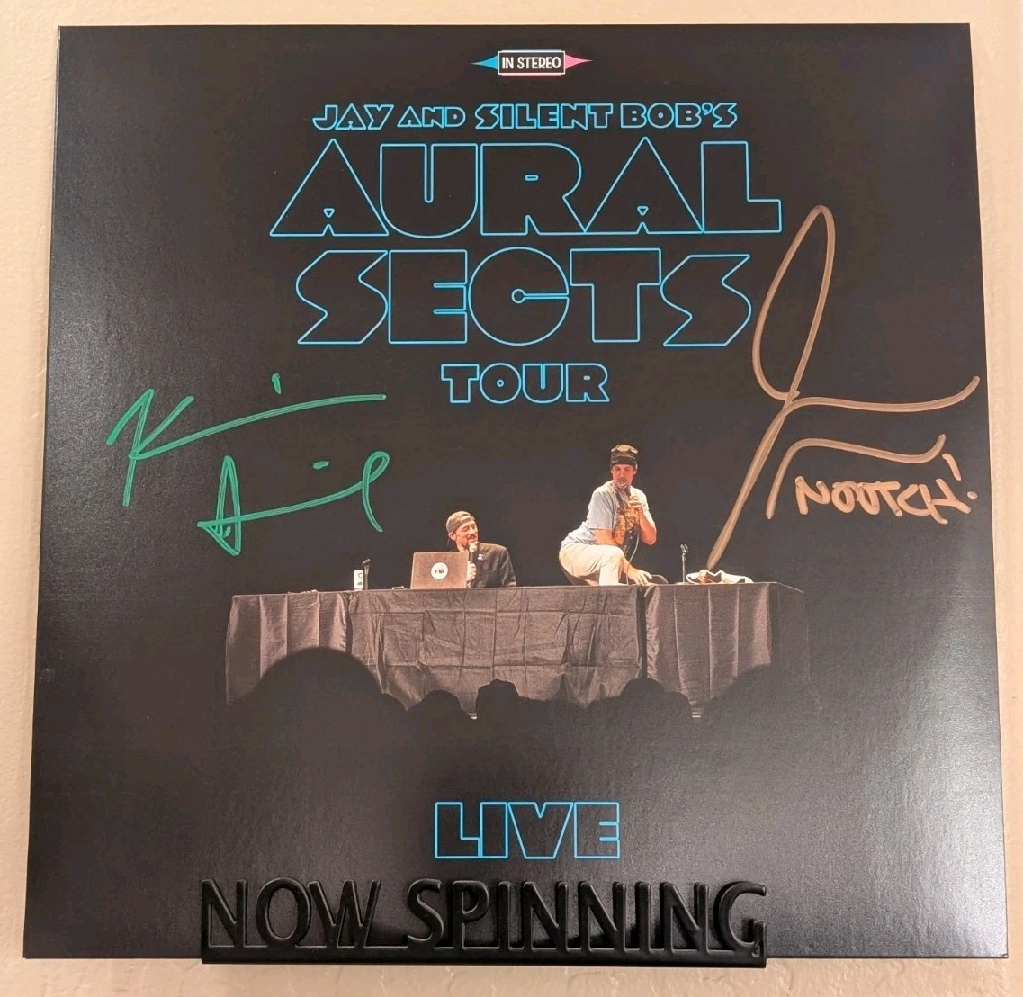 Jay And Silent Bob's - Aural Sects Tour LP SIGNED Kevin Smith Jason Mewes /100