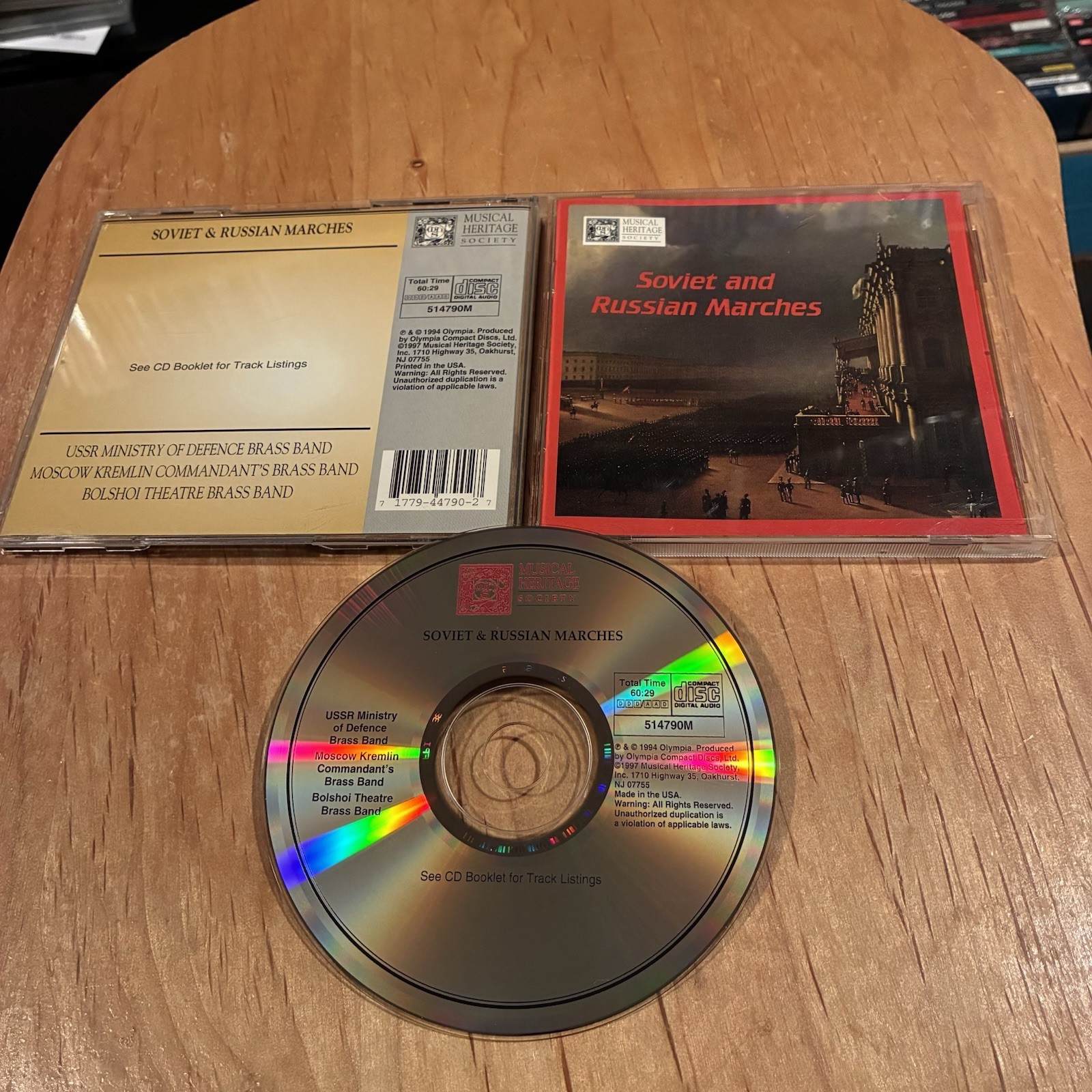 Soviet And Russian Marches CD 1st US press USSR Ministry Of Defence Brass Band