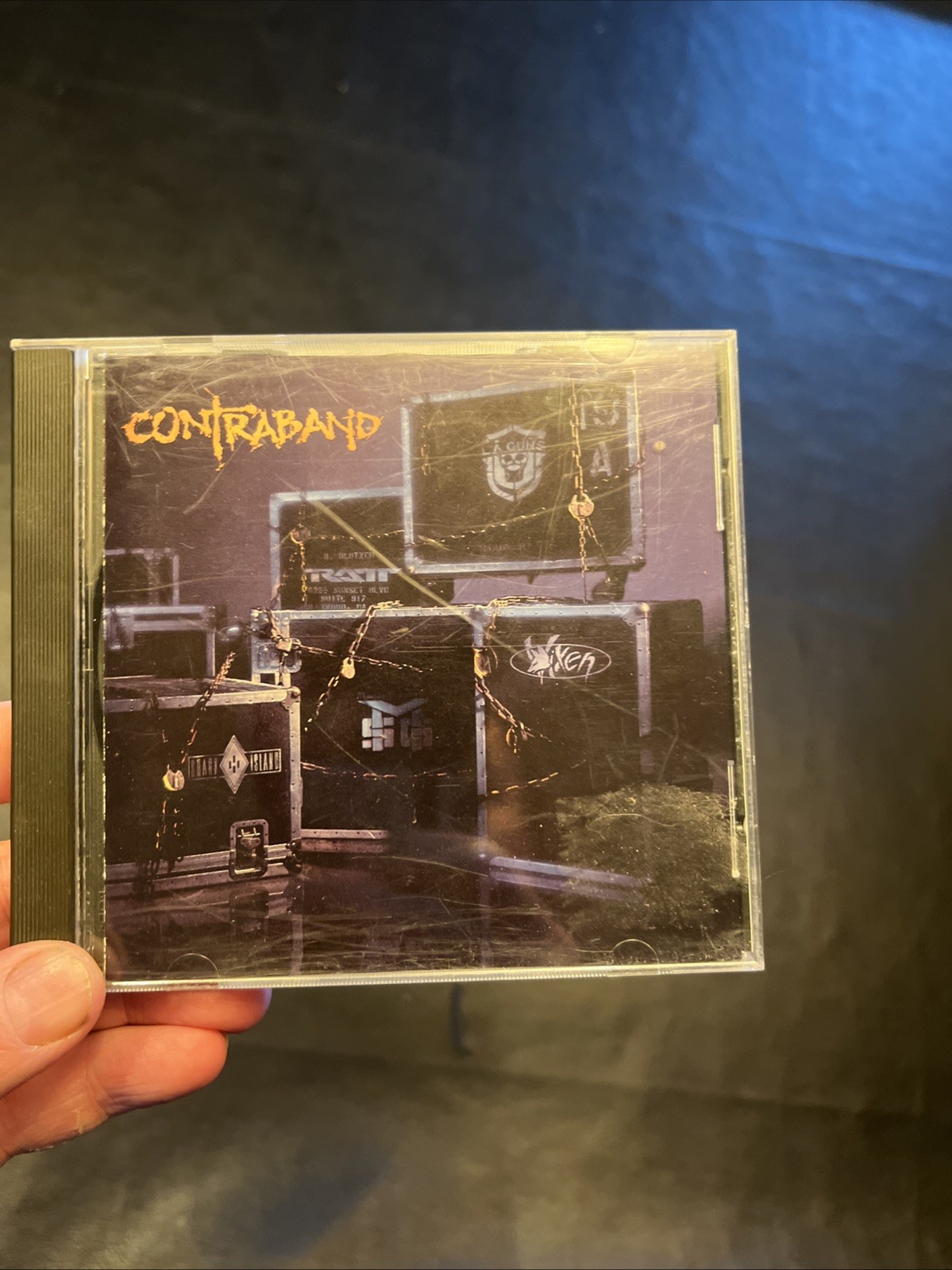 Contraband Self Titled Vintage 1991 CD Impact Records Hard Rock. IPTD-10247
