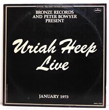 Uriah Heep – Uriah Heep Live 1973 Mercury  Double Rock Vinyl LP VG++  picture