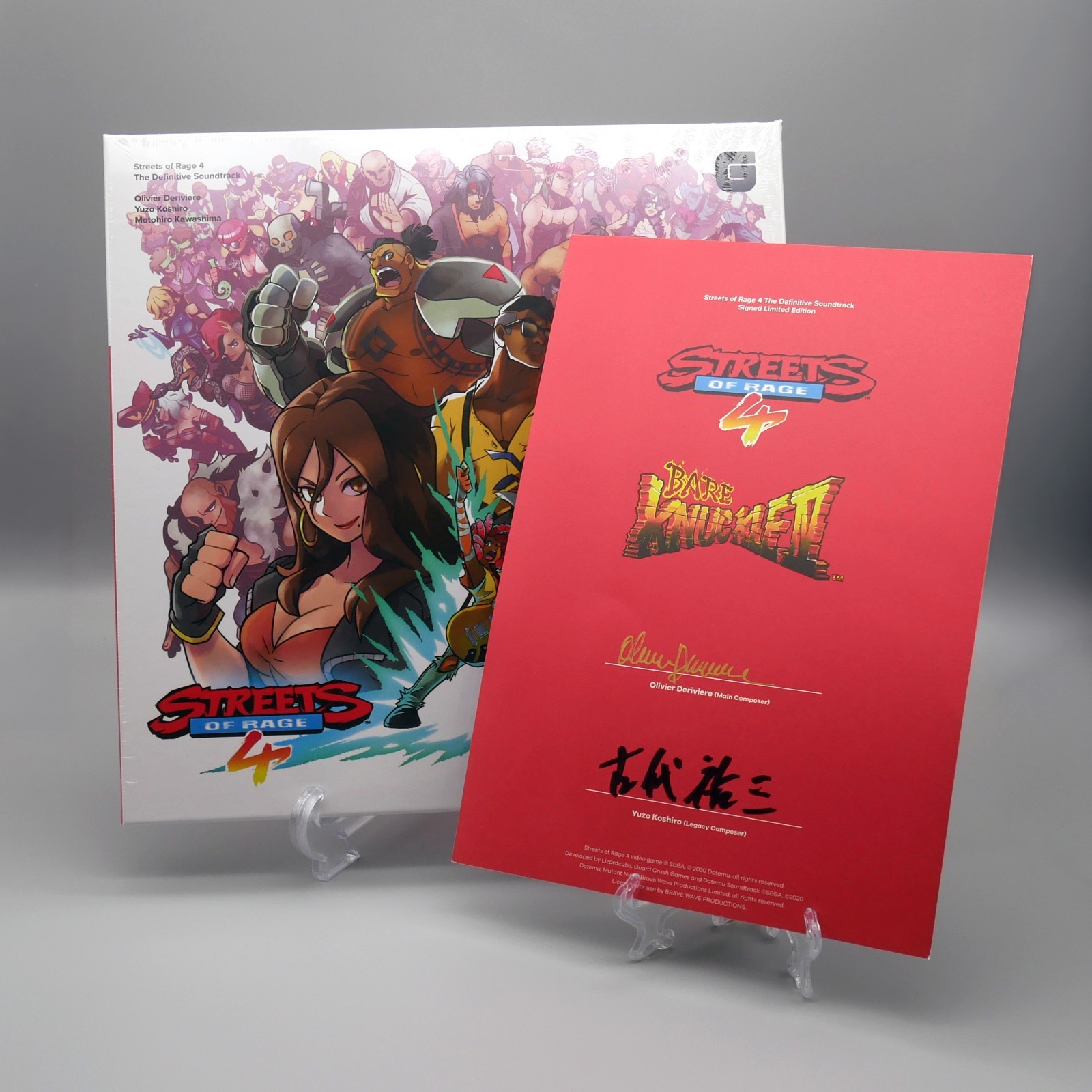 [ LP ] NEW / UNOPENED - STREETS OF RAGE 4 SIGNED LIMITED EDITION 3LP VINYL BOX