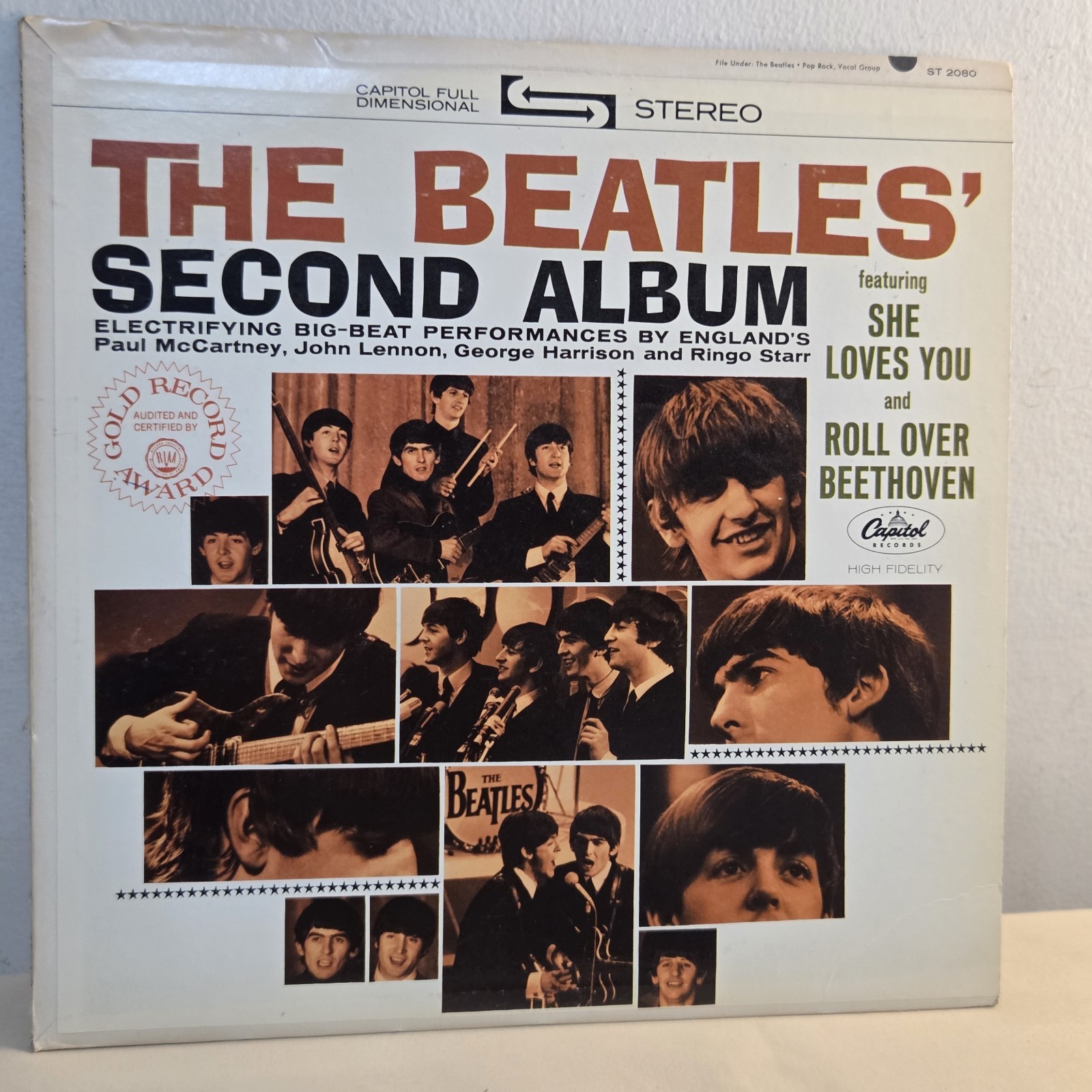 Coll/Orig: NM The Beatles\' Second Album, a vinyl LP rel.  by Capitol 1964 ST2080