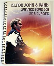 Elton John Itinerary Original Vintage UK & Europe Summer Tour 2011 picture