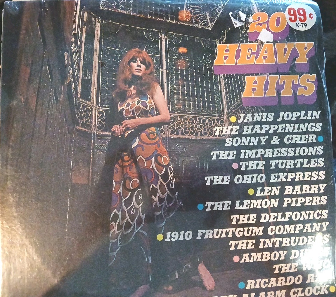20 Heavy Hits - 1970 Adam Productions - Classic Rock Vinyl LP VG+/VG+