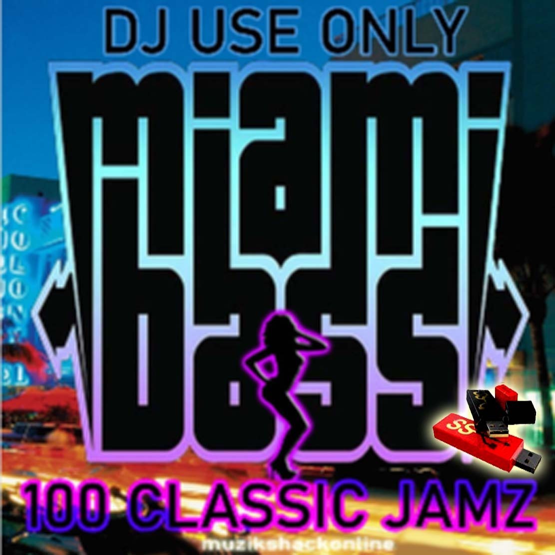 VARIOUS ARTISTS - 100 MIAMI BASS CLASSIC JAMZ c1985 (USB)