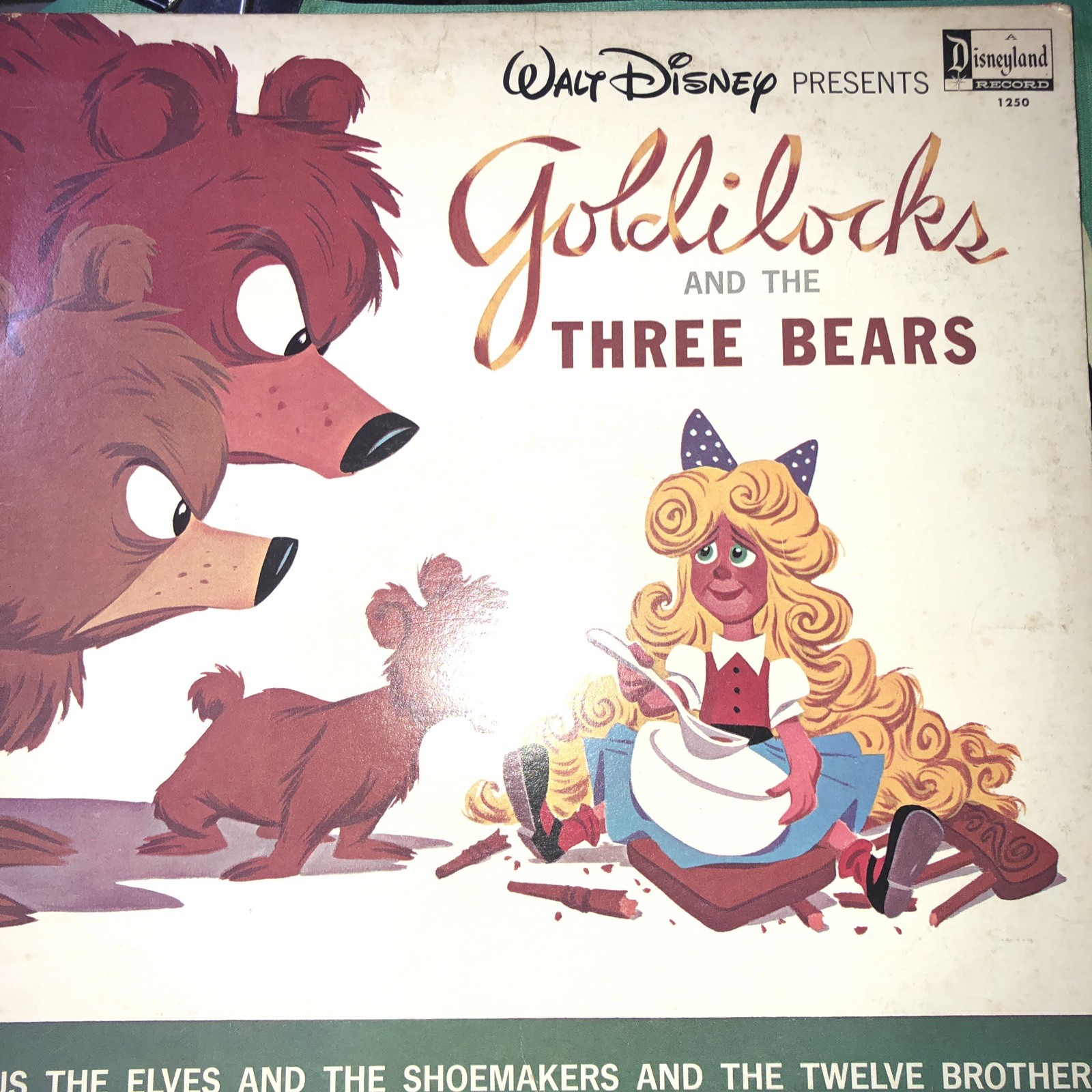 1963 Walt Disney Goldielocks And The Three Bears 1250