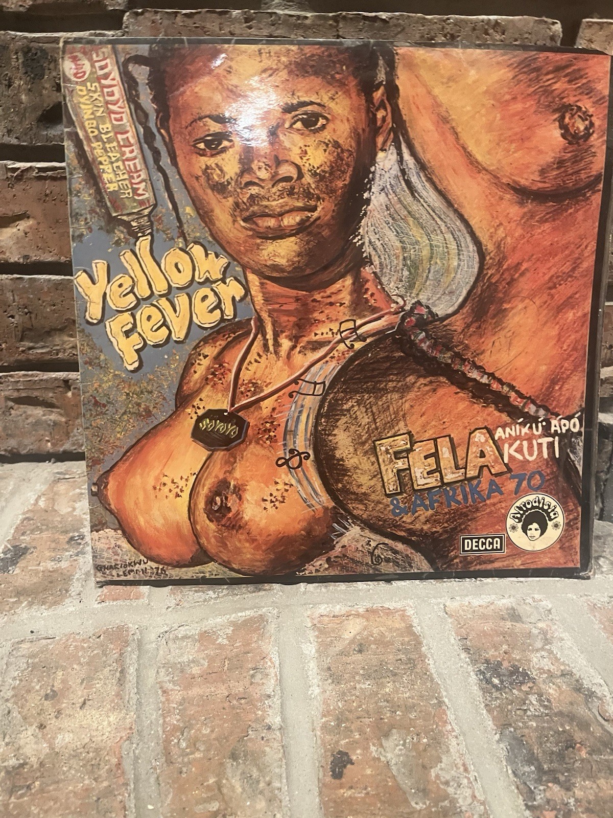 FELA ANIKULAPO KUTI & AFRIKA \'70 Yellow Fever LP AFRODISIA Afribeat No Jacket