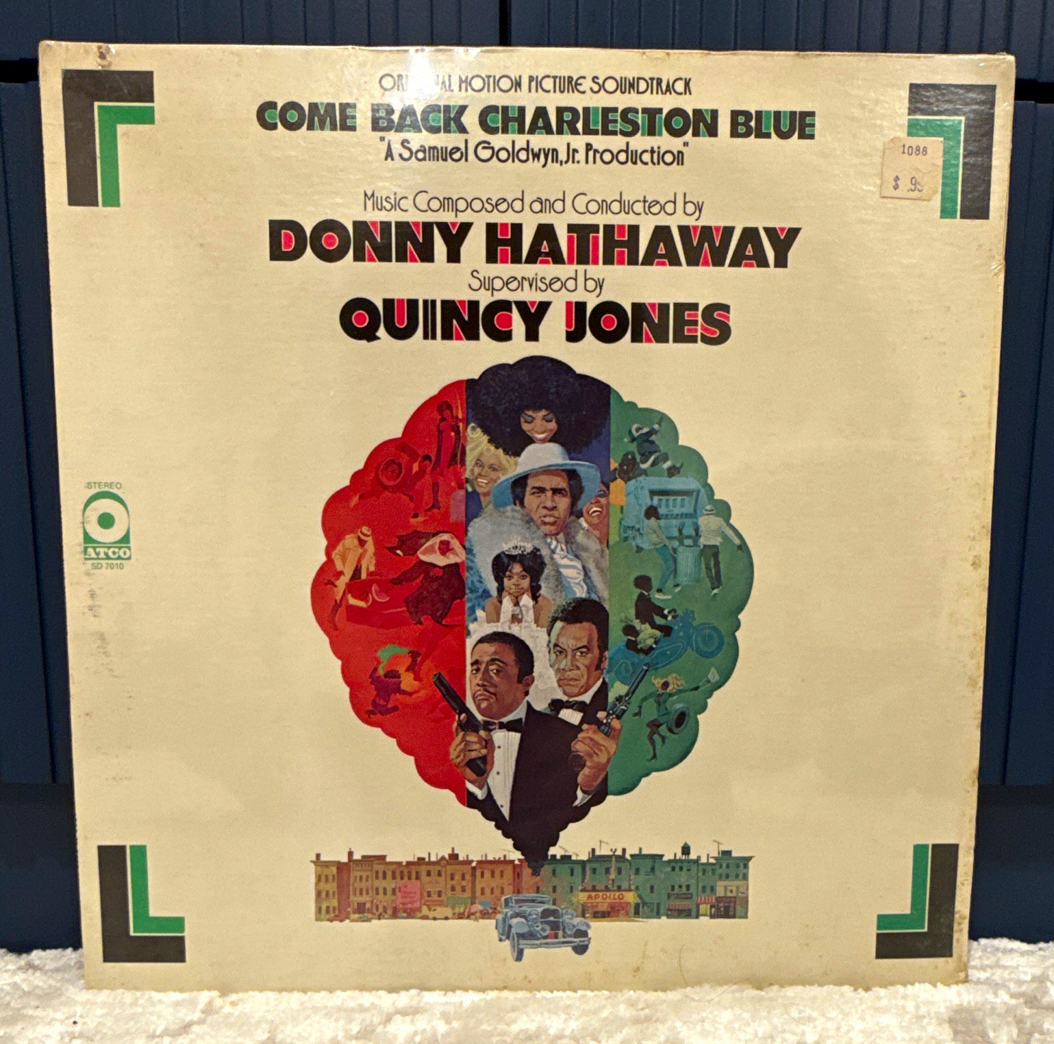 SEALED Donny Hathaway Quincy Jones Come Back Charleston Blue Vinyl Record