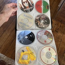 Lot of 208 CD Binder Rock  Grunge Metal Punk Rap hip hop 80’s 90’’s Case Logic picture