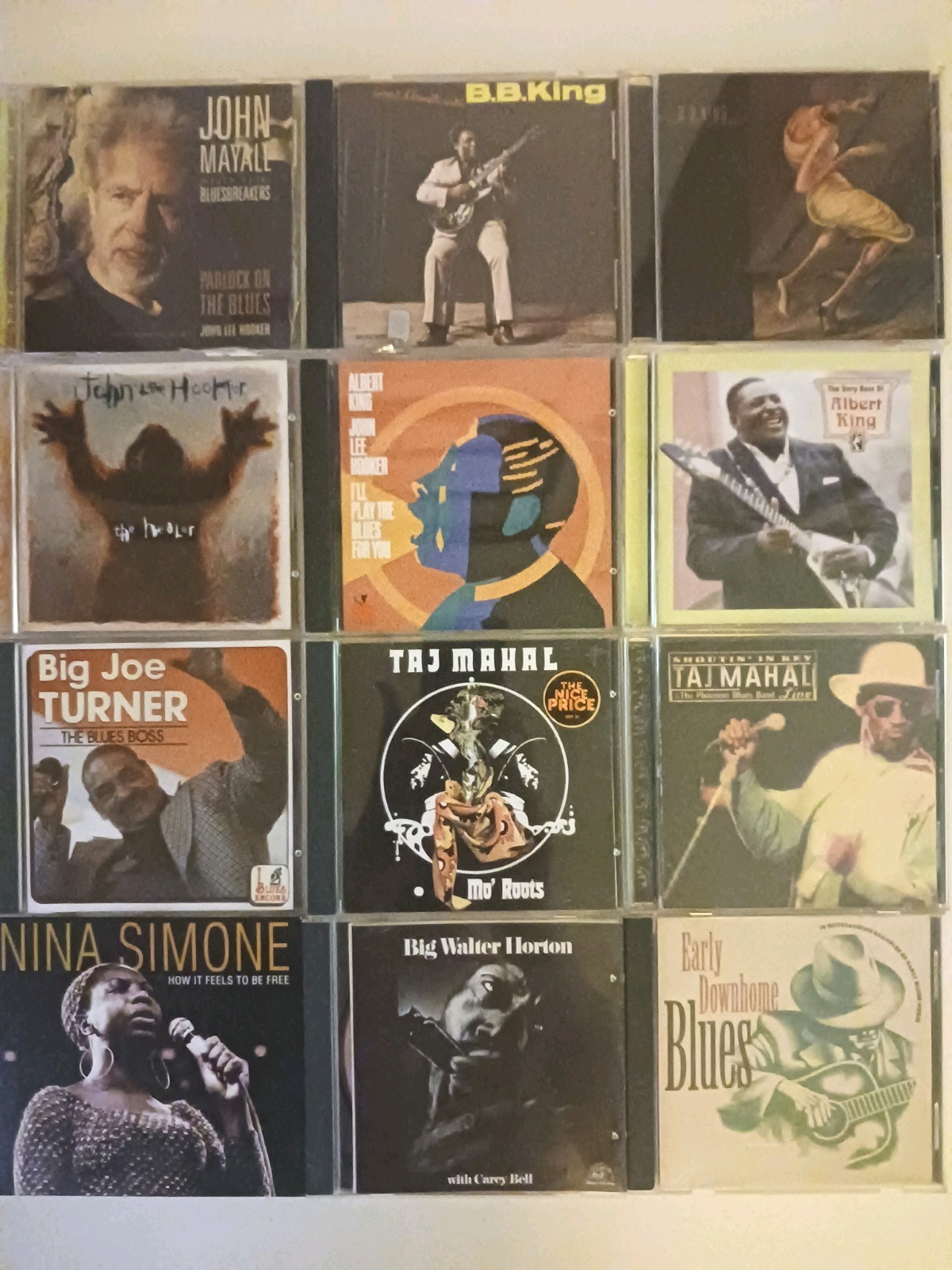 12 CD Lot Taj Mahal, B.B. King, Albert King. John Lee Hooker, John Mayall 