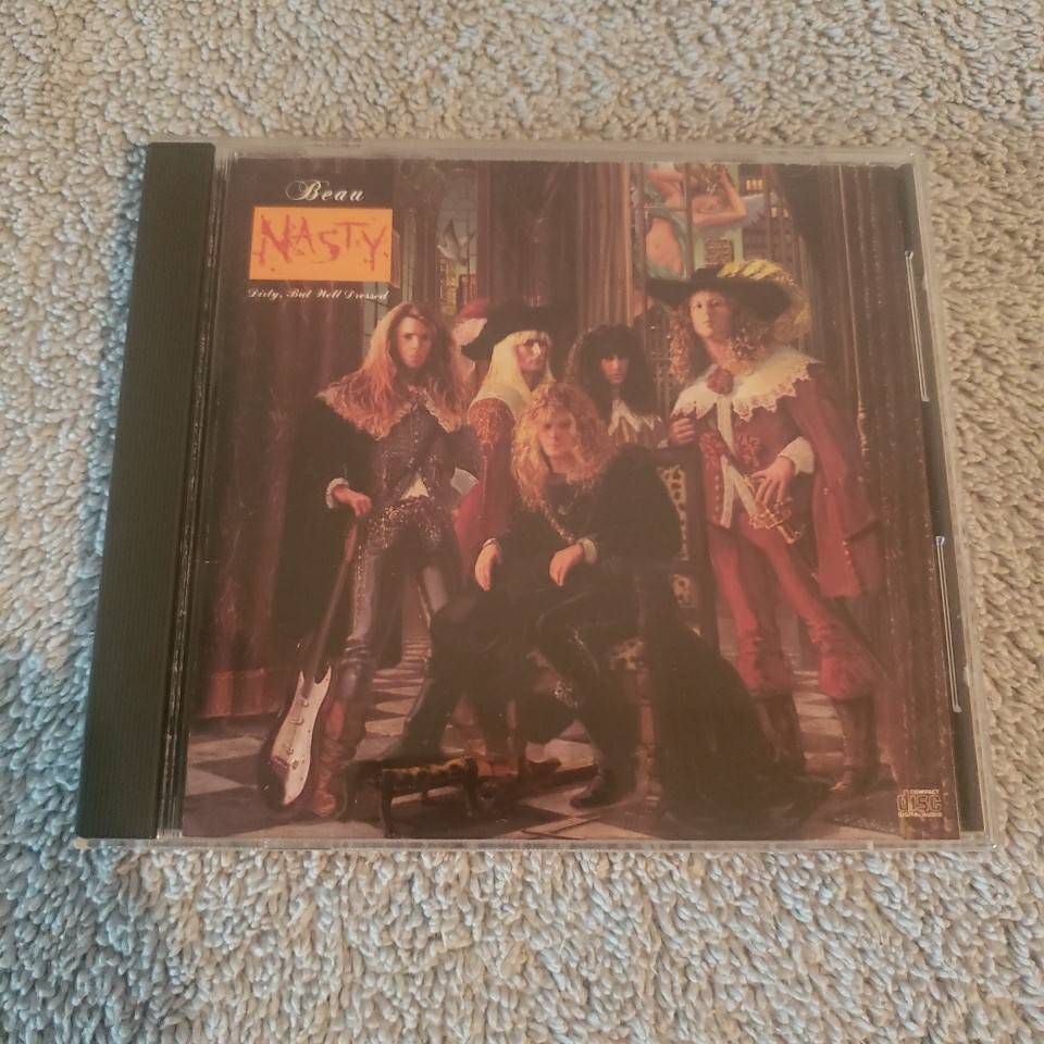 Beau Nasty CD Dirty But Well Dressed 1989 Hair Metal 