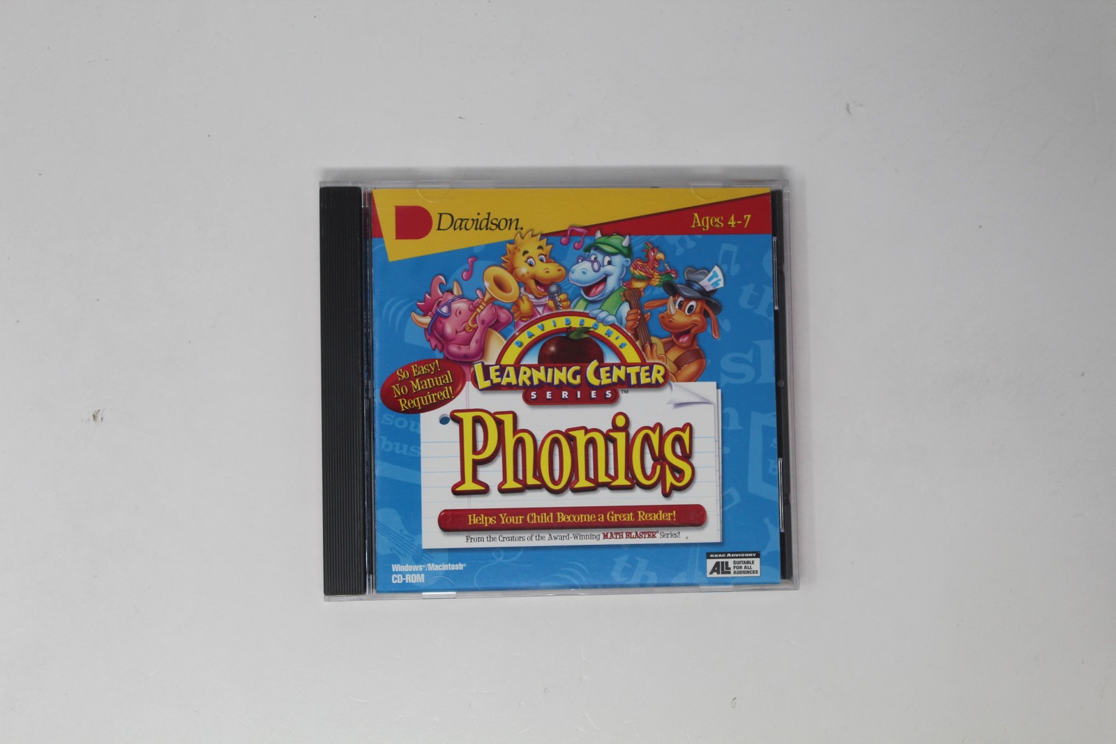 Davidson Learning Center Series Phonics Cd-rom Ages 4-7