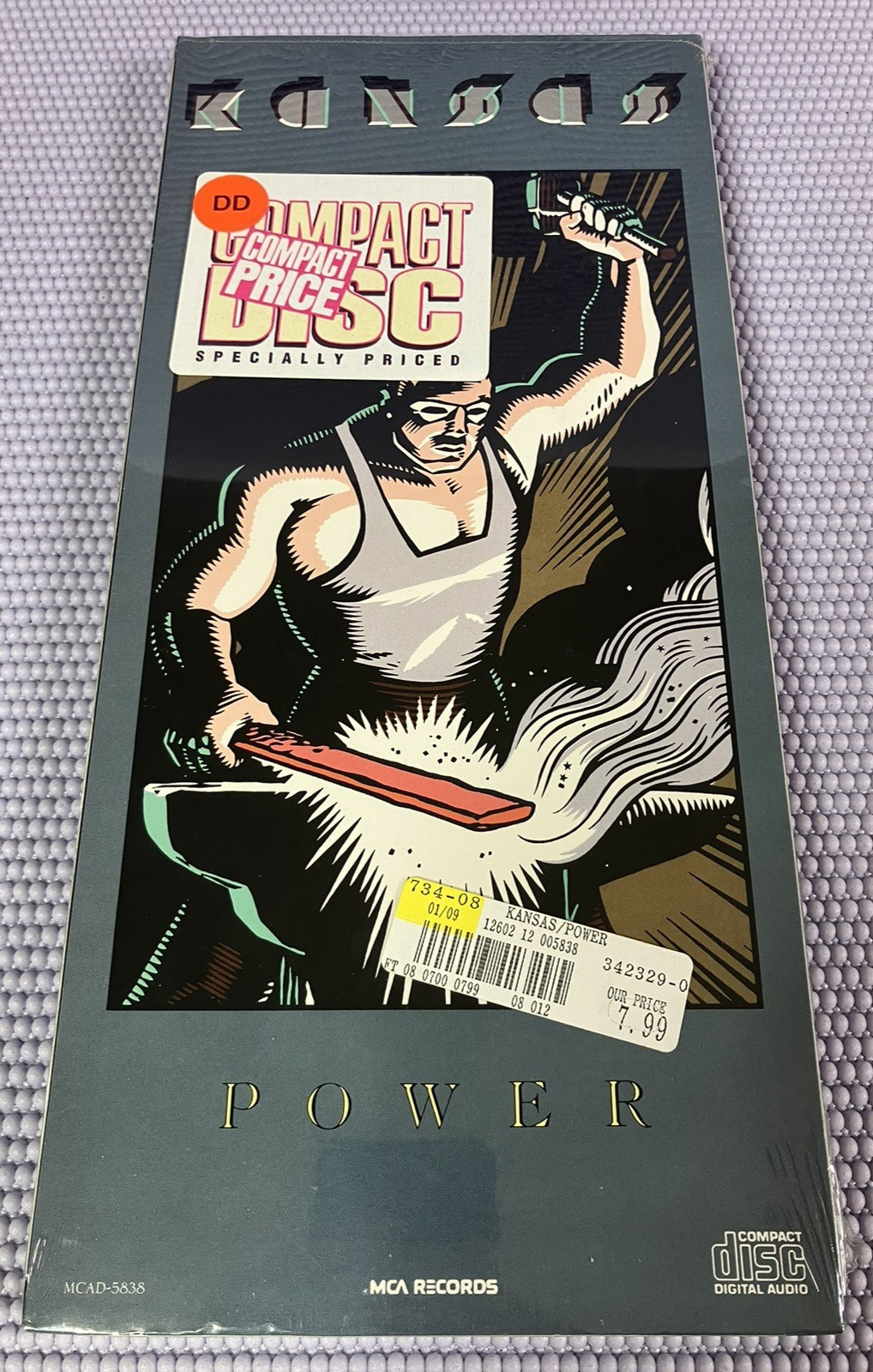 Kansas POWER cd (JAPAN) 1986 NEW LONGBOX MCAD-5838 SEALED NOS NICE