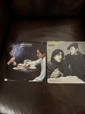 Vintage John Lennon 45 Include Woman And Nobody Told Me With Dust Sleeves 1981 picture