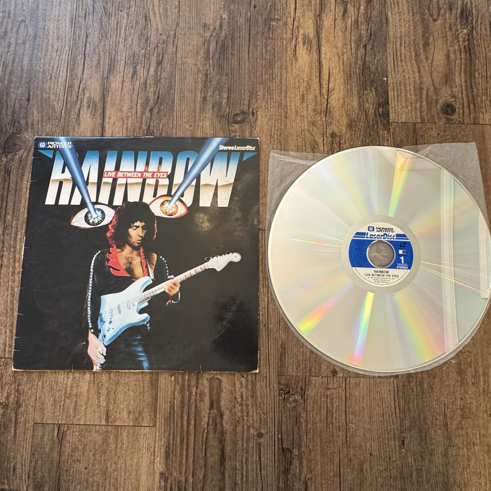 Rainbow: Live Between The Eyes 1982 Polygram Records Japan Laser Disc VG+ Rock 