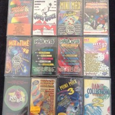 LOTTO 12 Cassette Disco Mix DeeJay Mega Hits Nuove & Sigillate K7 picture