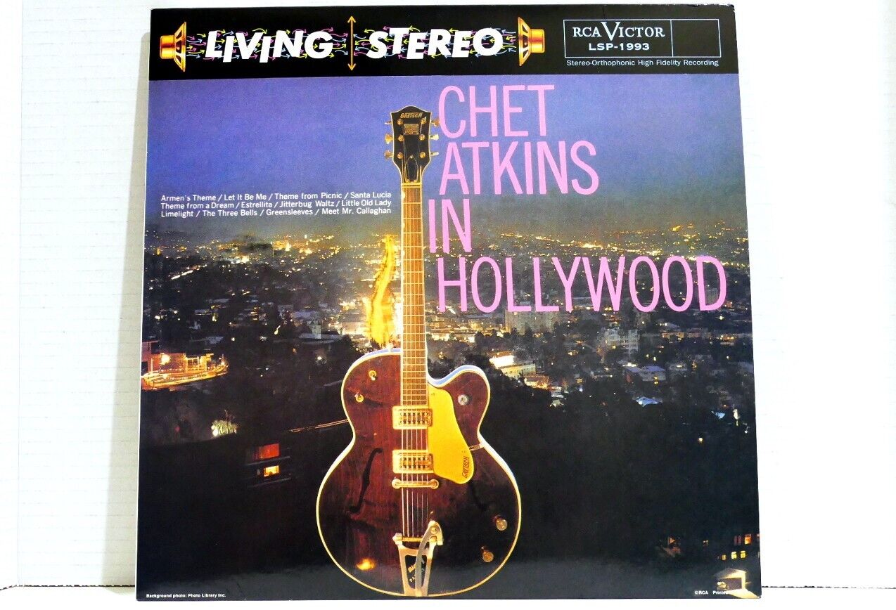 Chet Atkins In Hollywood Classic Records 180 Gram Play Graded Near Mint + COVER