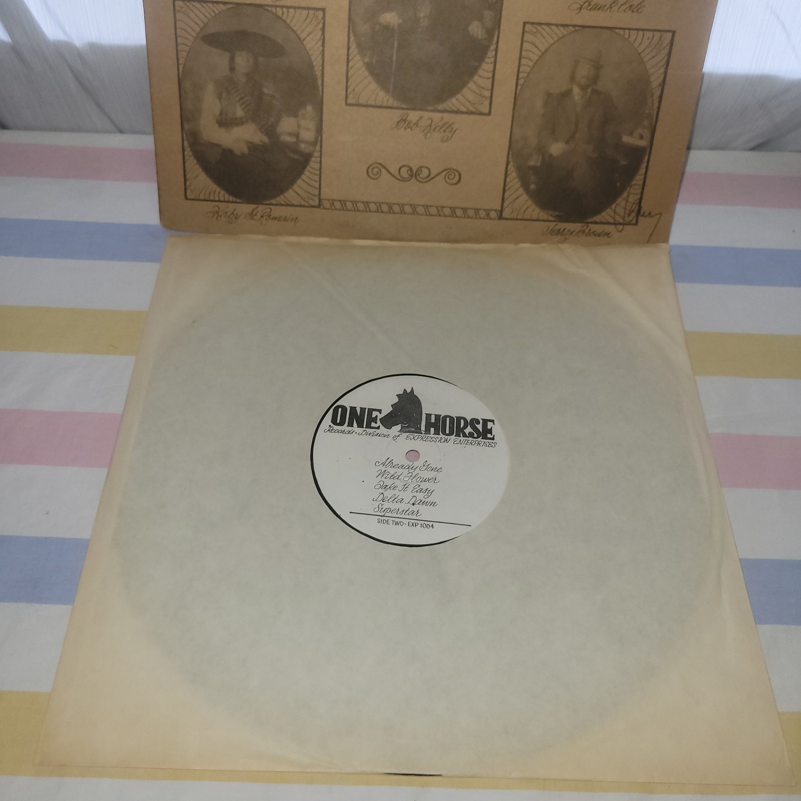 RARE SIGNED Expression Portrait LP Vinyl Jay Ramsey Bob Kelly One Horse Records