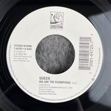 QUEEN We Are The Champions /These Are The Days 45 Hollywood 7-64725 NEW UNPLAYED picture