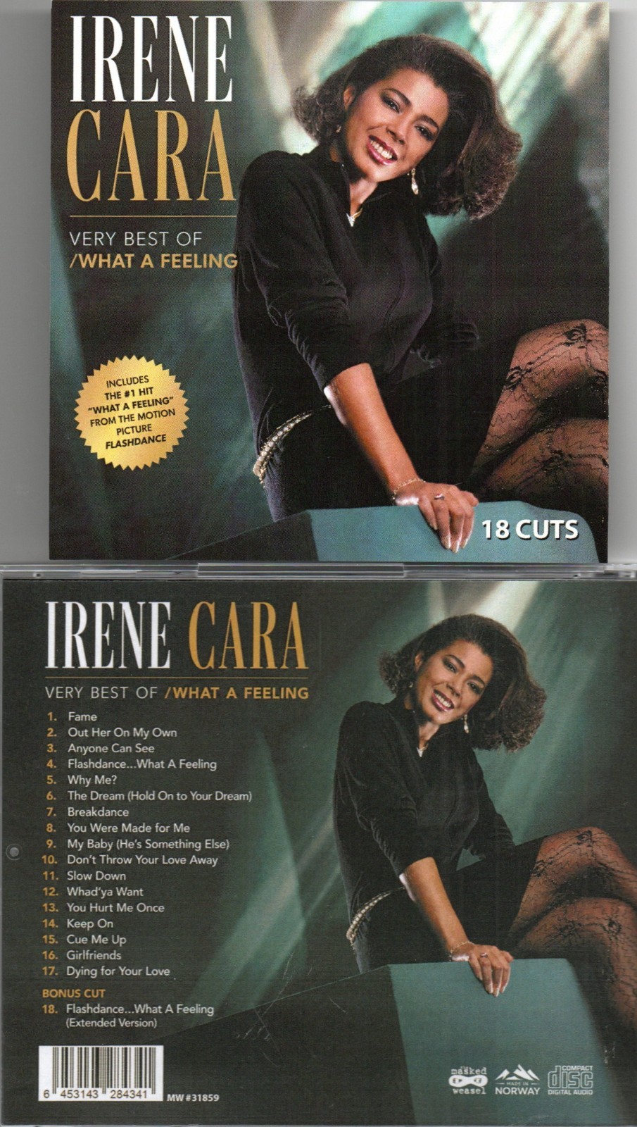 IRENE CARA VERY BEST OF/WHAT A FEELING 18 CUTS CD NEW IMPORT