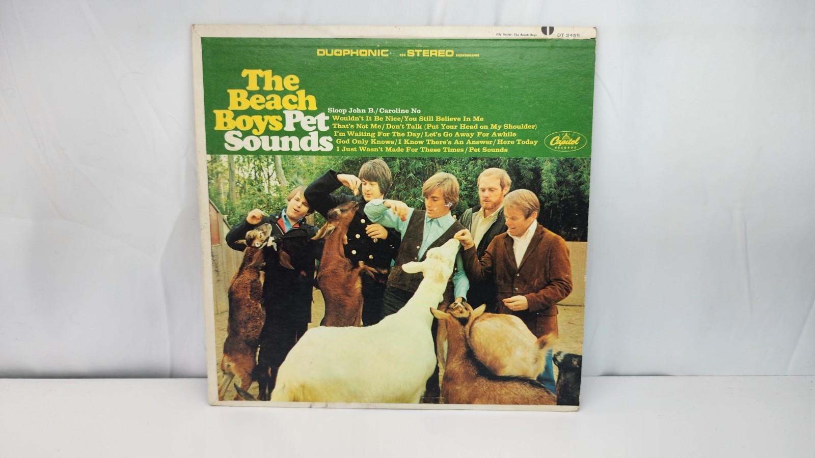 The Beach Boys Pet Sounds LP Vinyl 1st Pressing Duophonic Stereo Capitol 1966 VG