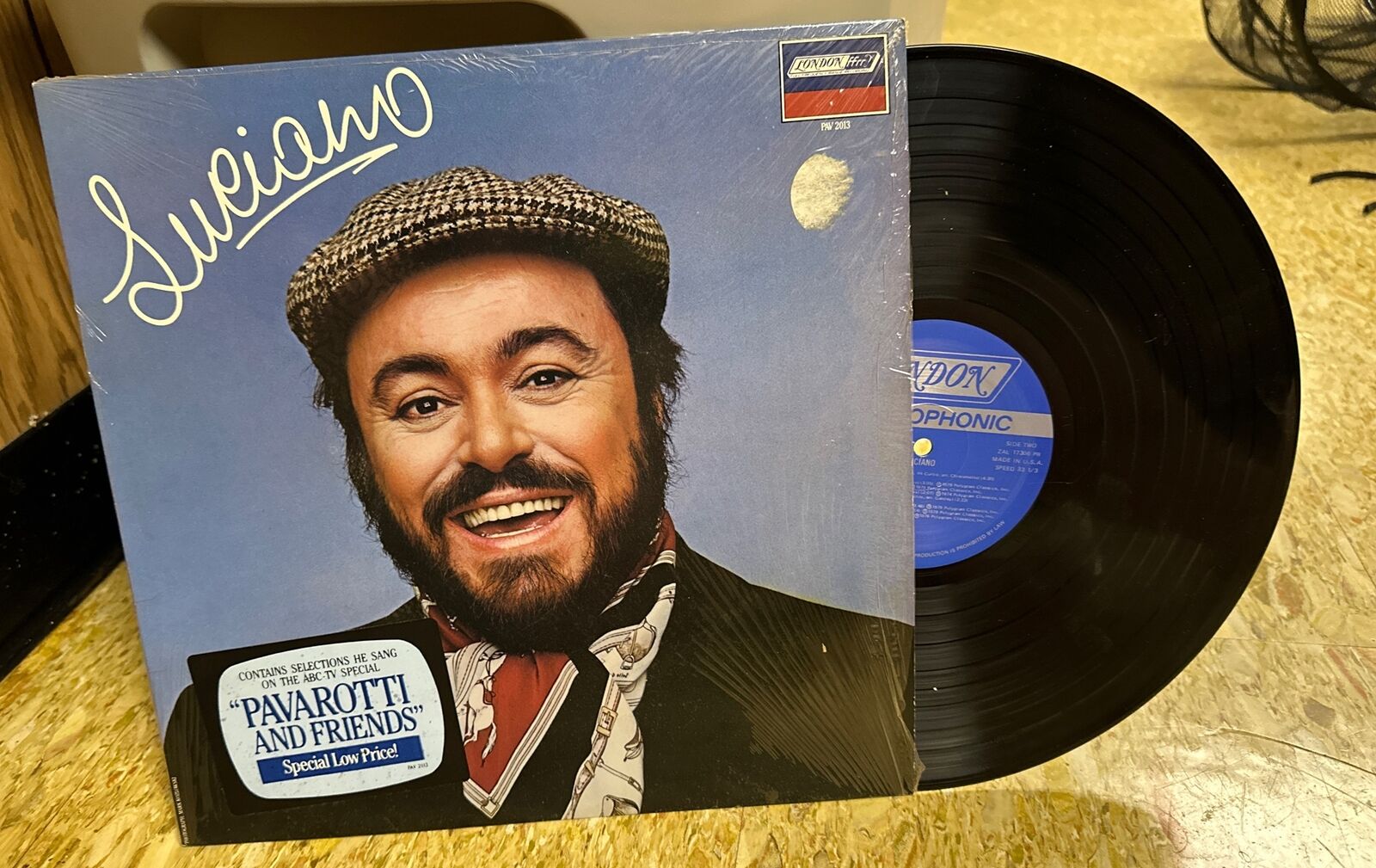 Luciano By Pavarotti | Vinyl | London FFrr PAV 2013 | 1982 Pressing |
