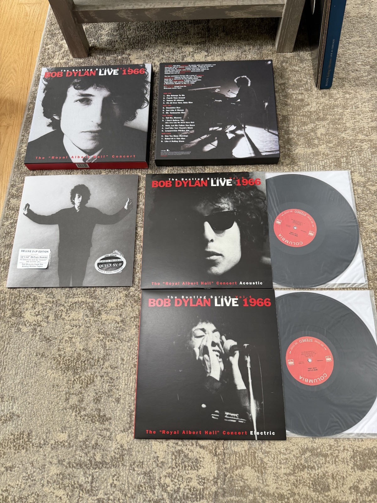 Bob Dylan Live 1966 Bootleg Series Vol 4 NM 2 LP Classic Records 200g w booklet
