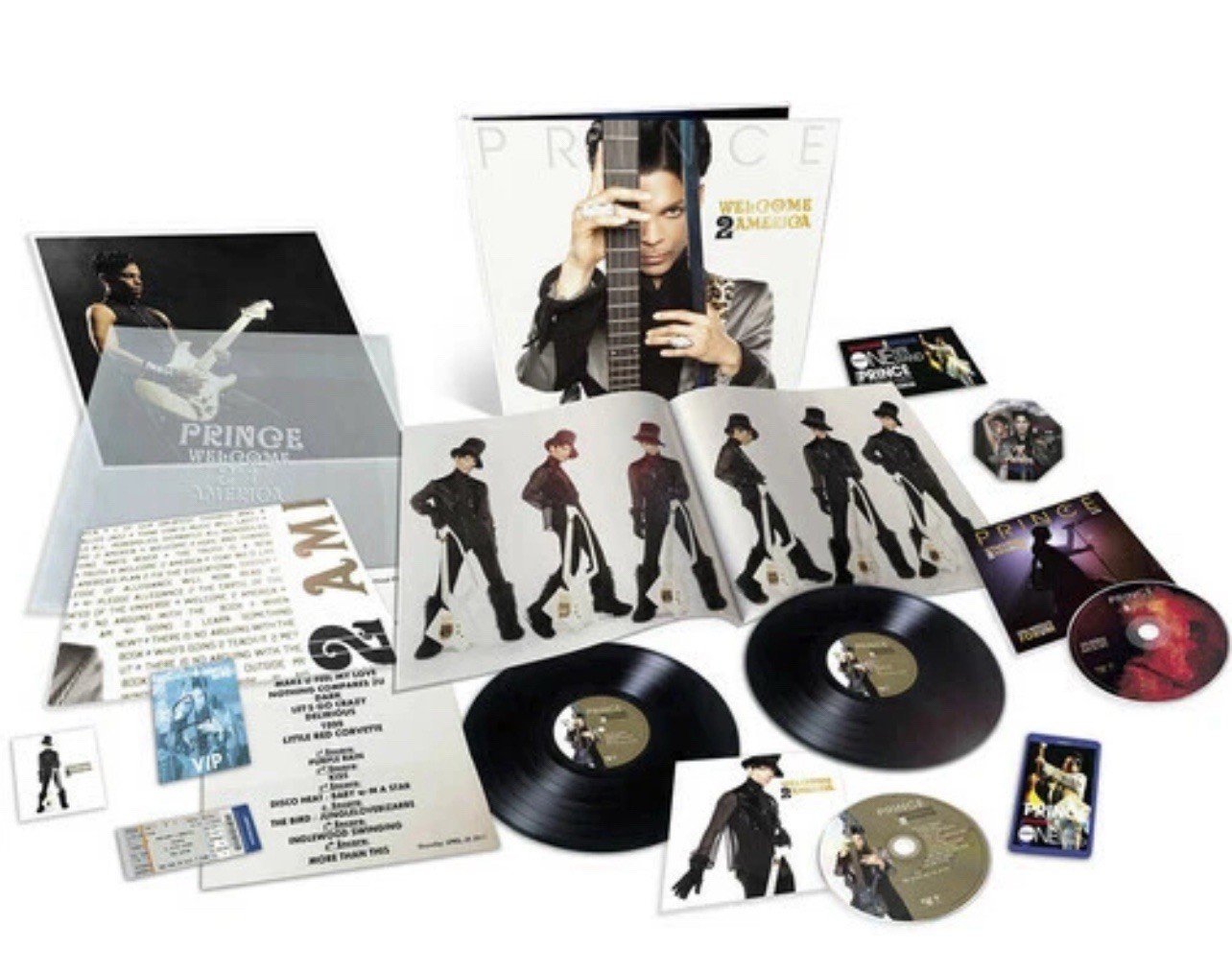 Prince - Welcome 2 America (Deluxe - 2 LP / 1 CD / 1 Blu-Ray) [New Vinyl LP] Ove