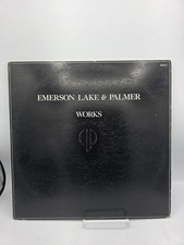 EMERSON, LAKE & PALMER WORKS VOL 1 VINYL 2X LP 1977 GREAT CONDITION VG++/VGC picture