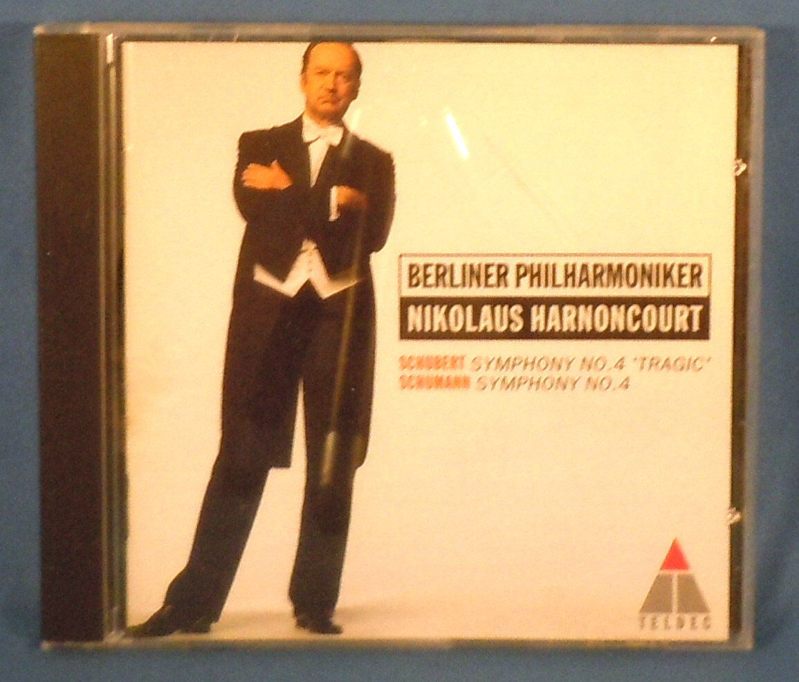 CD - Schubert Sym #4 - Schumann Sym #4 - Berliner Philharmoniker - Harnoncourt