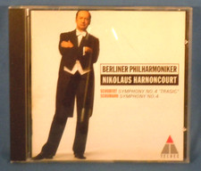 CD - Schubert Sym #4 - Schumann Sym #4 - Berliner Philharmoniker - Harnoncourt picture