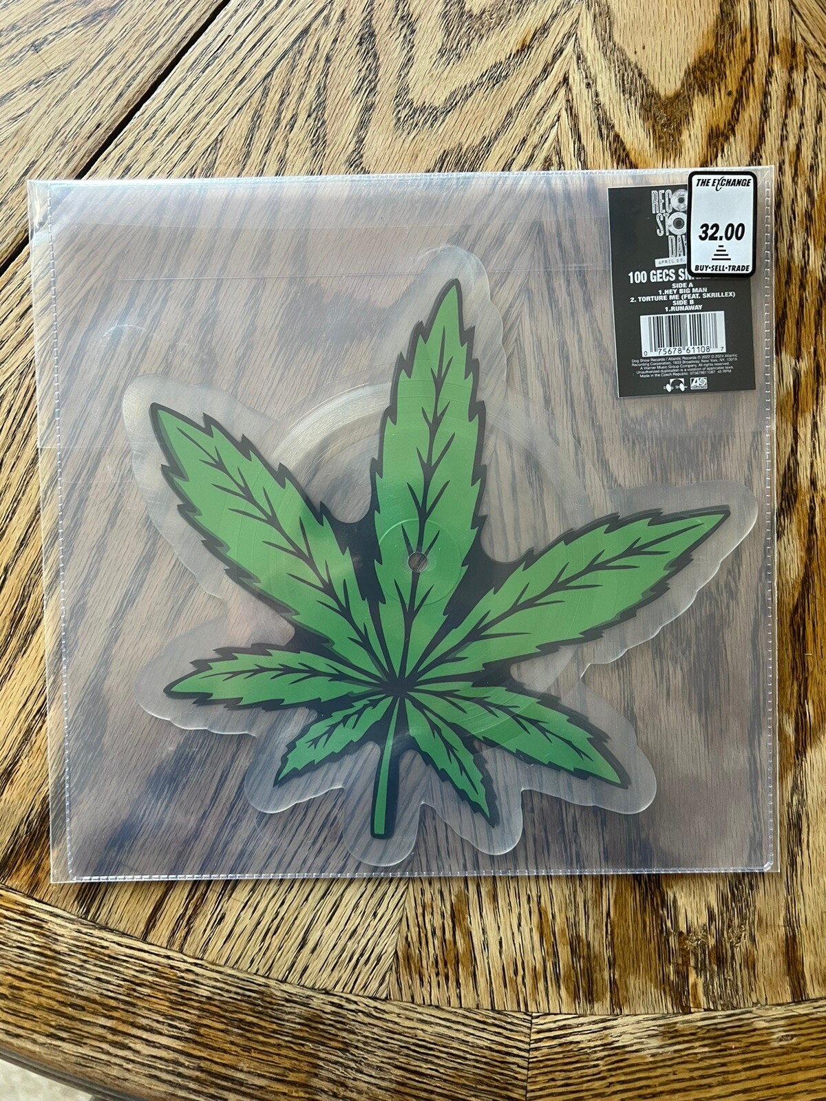 100 Gecs Snake Eyes Weed Leaf 10\'\' Record Store Day RSD 2024 EP Vinyl IN HAND