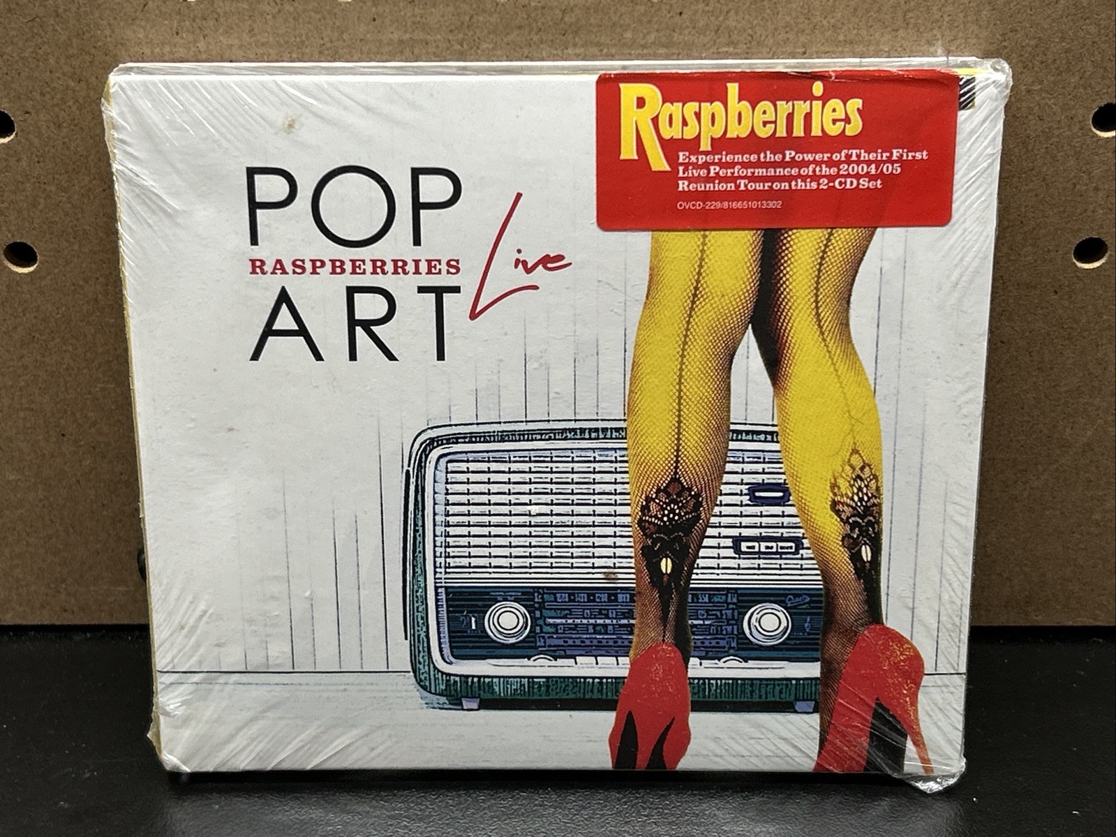 Pop Art Live by Raspberries (CD, 2017) 2-CD Set Rare 0816651013302 Sealed New