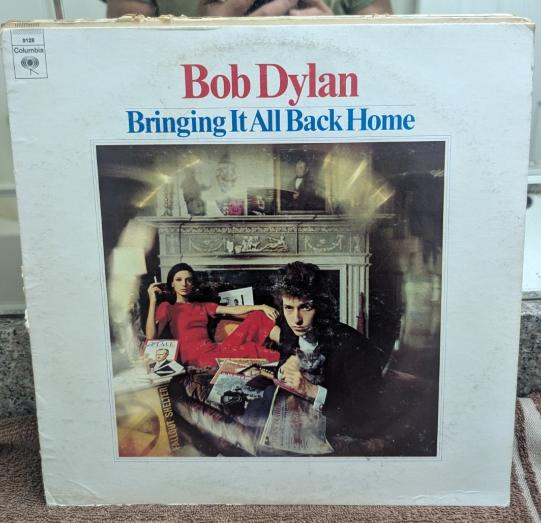 Bob Dylan Bringing It All Back Home LP 1970s pressing Subterranean Homesick Blue