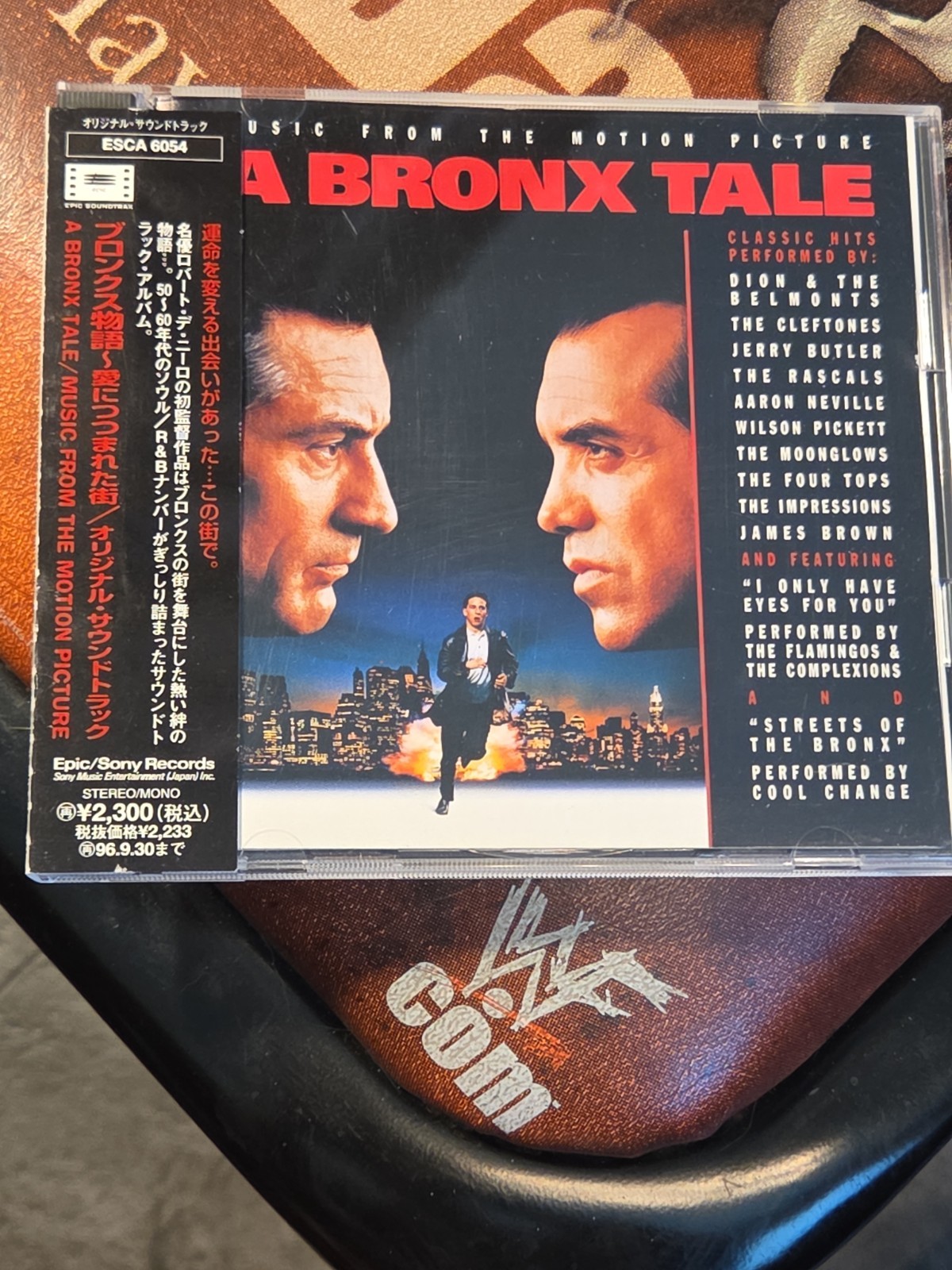 A Bronx Tale Movie Soundtrack Japan CD Black OBI 1994 Epic Sony ESCA-6054 Dion
