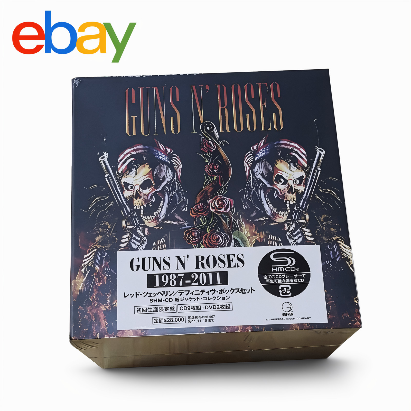 Guns N’ Roses 1987–2011 SHM-CD Japan Box Set 2012 Universal 9 Sealed CDs + DVD