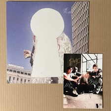 SIGNED Swapmeet - Mount Zero White Blue Splatter Vertigo Vinyl LP /150 IN-HAND✅ picture