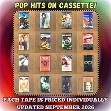 BUILD UR OWN CASSETTE LOT ALL TAPES PRICED $5 AND UP OVER 200+ POP HITS 80s 90s picture