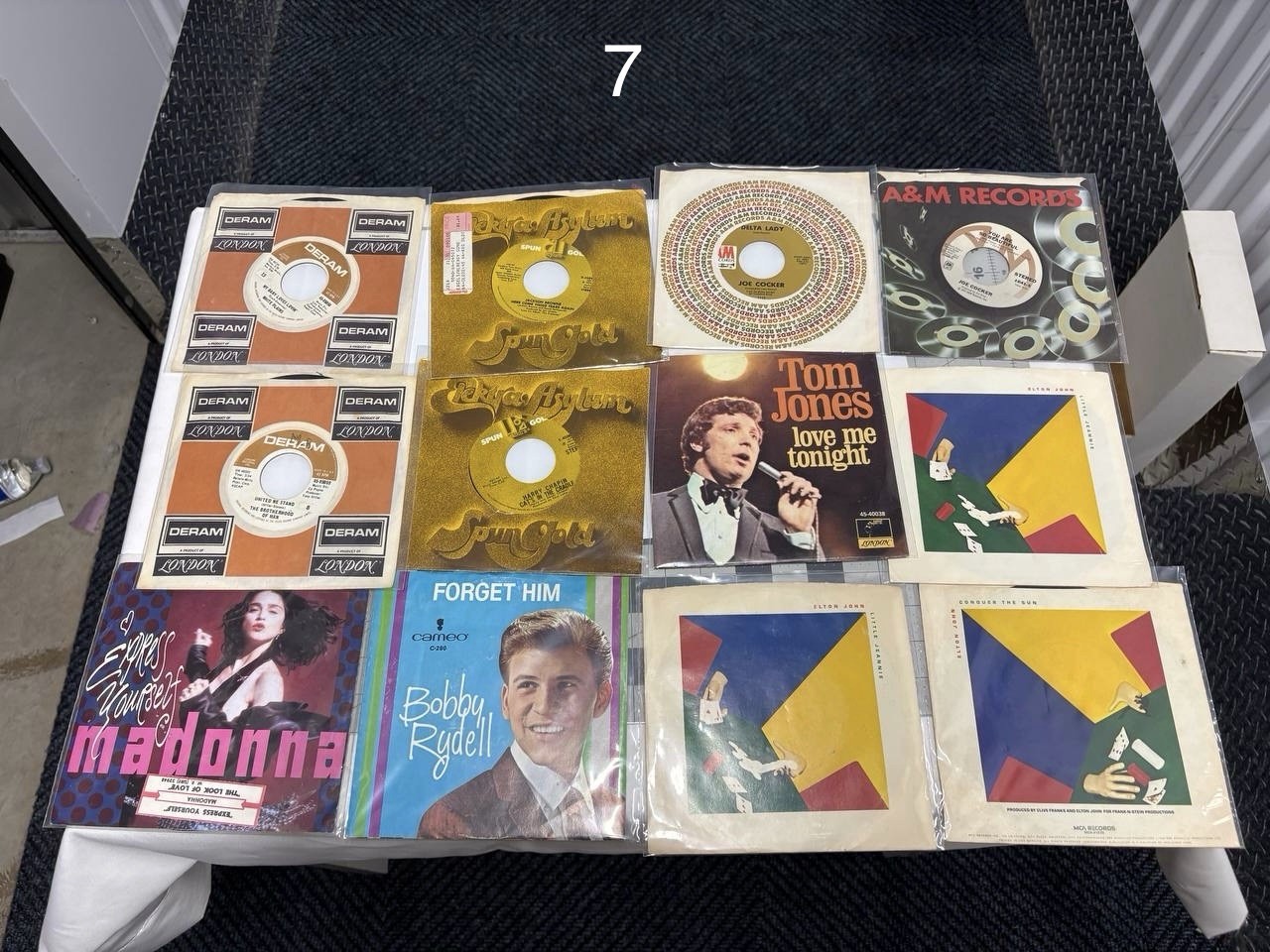 MADONNA Express Yourself ELTON JOHN Little Jeannie 3x Joe Cocker 12x Vinyl 7\