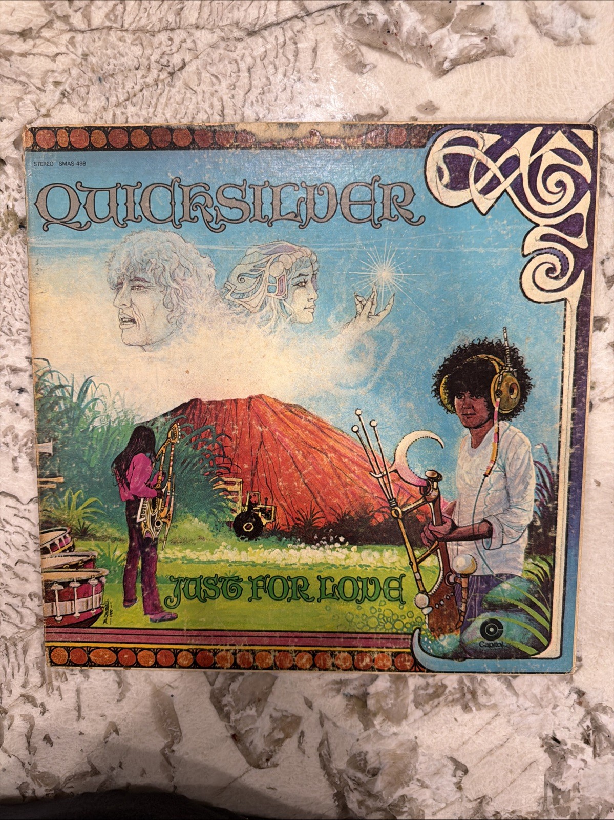 Quicksilver Messenger Service Just For Love LP 1970  Vinyl SMAS-498 Classic Rock