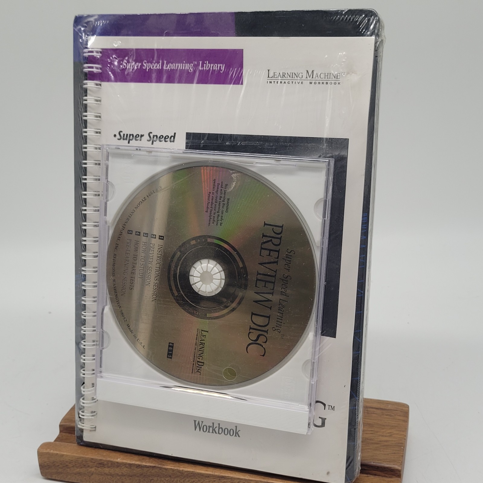 Brand New Sealed Super Speed Learning CD & Workbook Learning Set