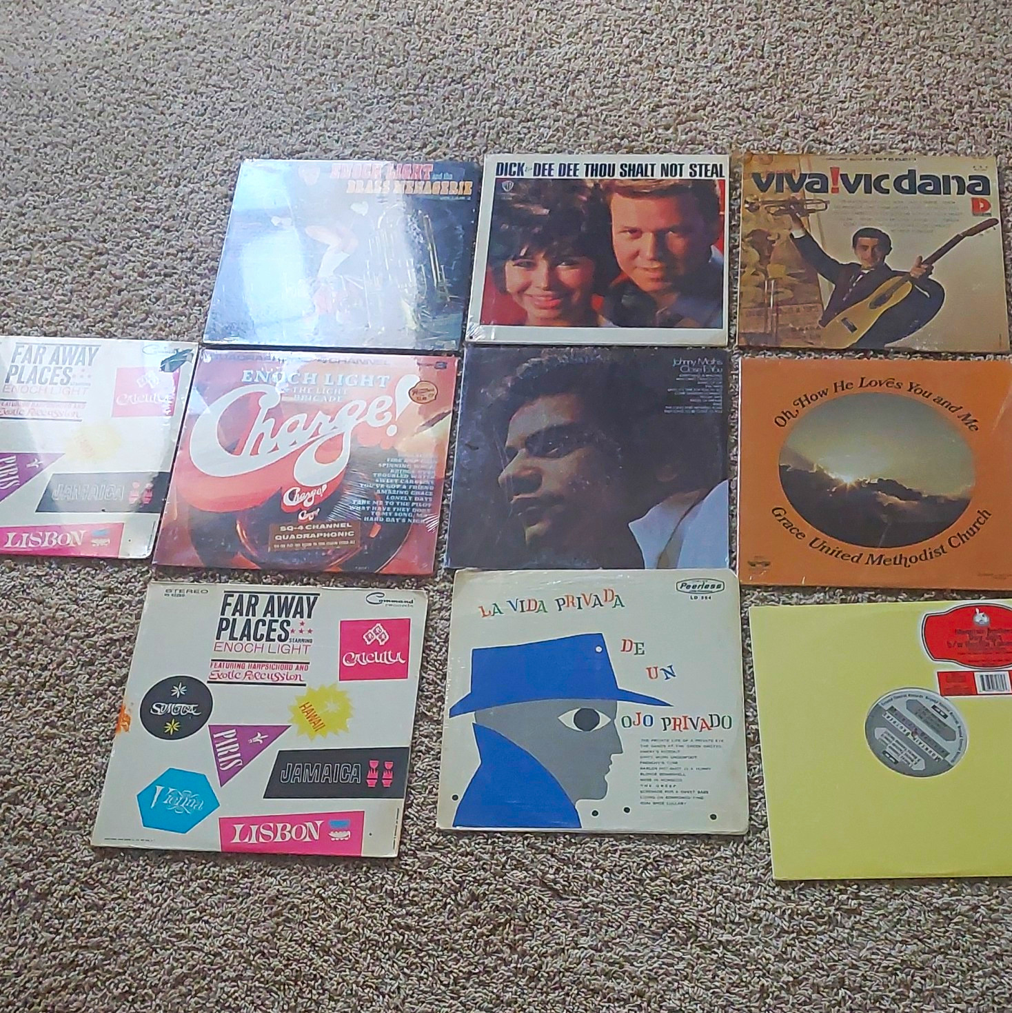 10 Sealed Vinyls Lot. 12